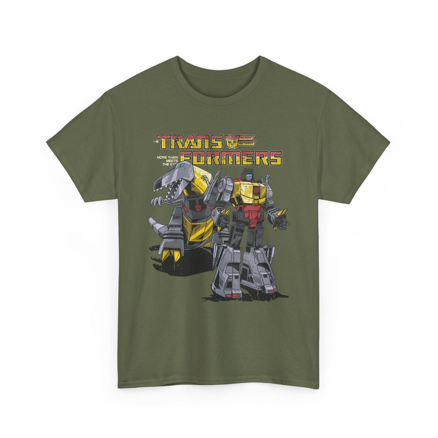 Vintage Transformers Parody T Shirt | Retro Mech Bots Distressed Tee | 80s Cartoon Robot Graphic Shirt
