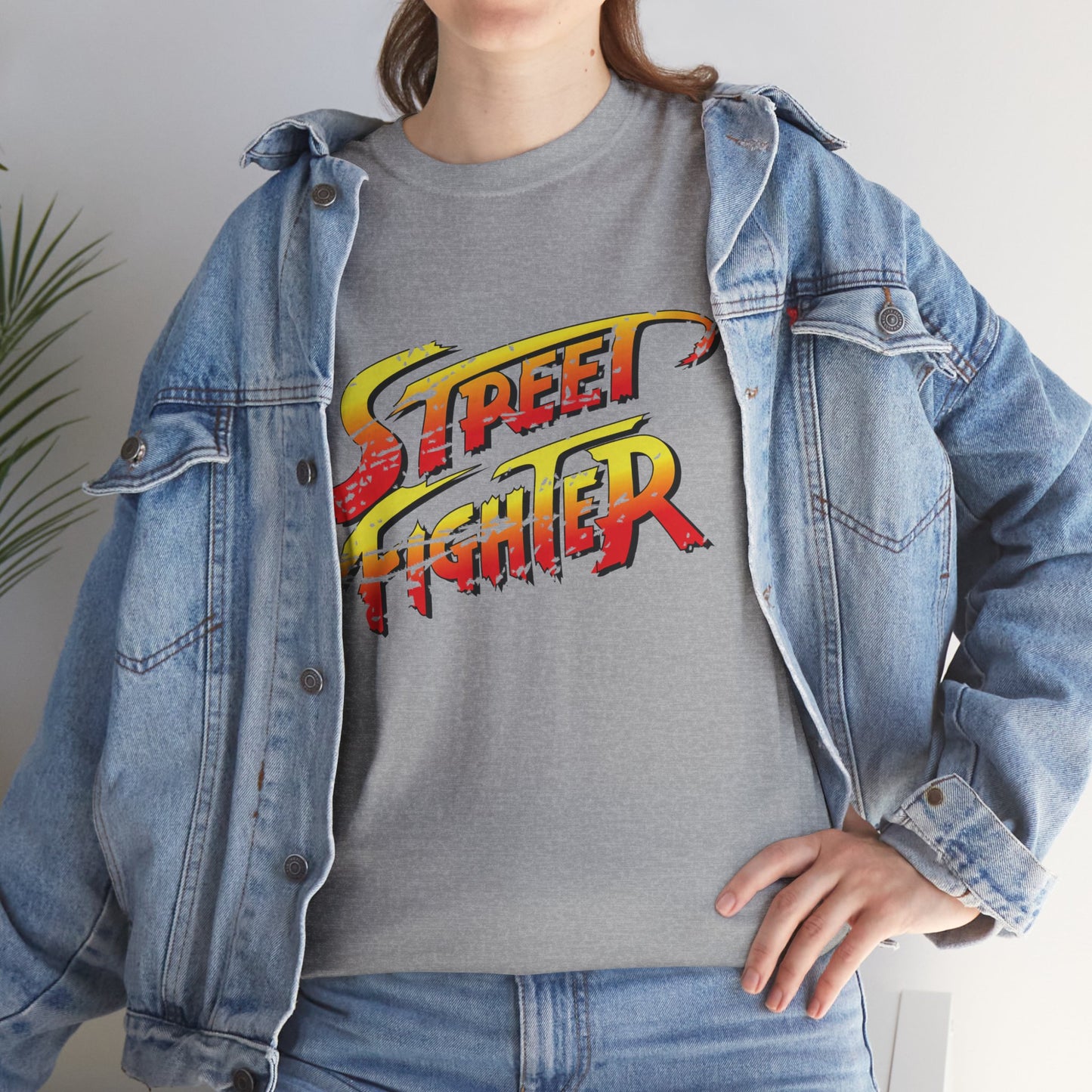 Street Fighter Inspired T-Shirt | Retro Arcade Fighter Graphic Tee | 80s 90s Video Game Shirt for Gamers & Fighting Game Fans