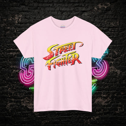 Street Fighter Inspired T-Shirt | Retro Arcade Fighter Graphic Tee | 80s 90s Video Game Shirt for Gamers & Fighting Game Fans
