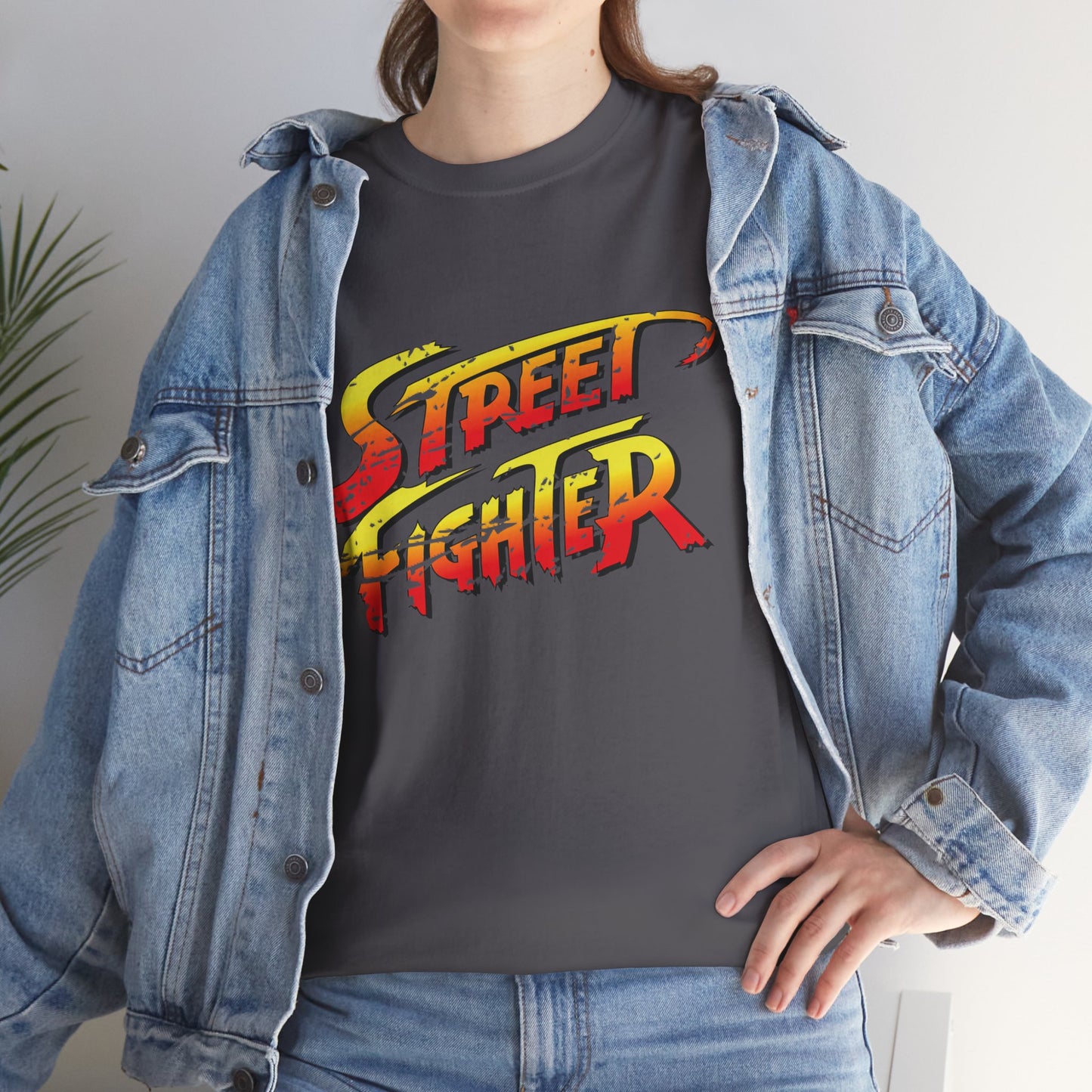 Street Fighter Inspired T-Shirt | Retro Arcade Fighter Graphic Tee | 80s 90s Video Game Shirt for Gamers & Fighting Game Fans