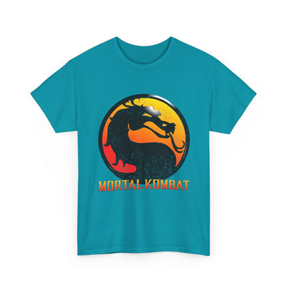Dragon Emblem Mortal Kombat T Shirt | Retro Arcade Fighter Tee | 90s Video Game Graphic Shirt
