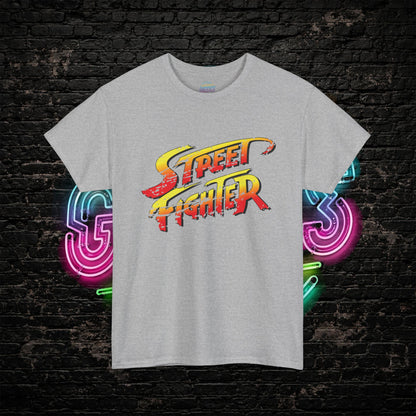 Street Fighter Inspired T-Shirt | Retro Arcade Fighter Graphic Tee | 80s 90s Video Game Shirt for Gamers & Fighting Game Fans