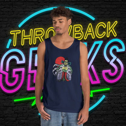 Big Trouble in Little China Tank Top | Pork Chop Express Trucker Graphic | Retro 80s Action Movie Gym & Summer Shirt
