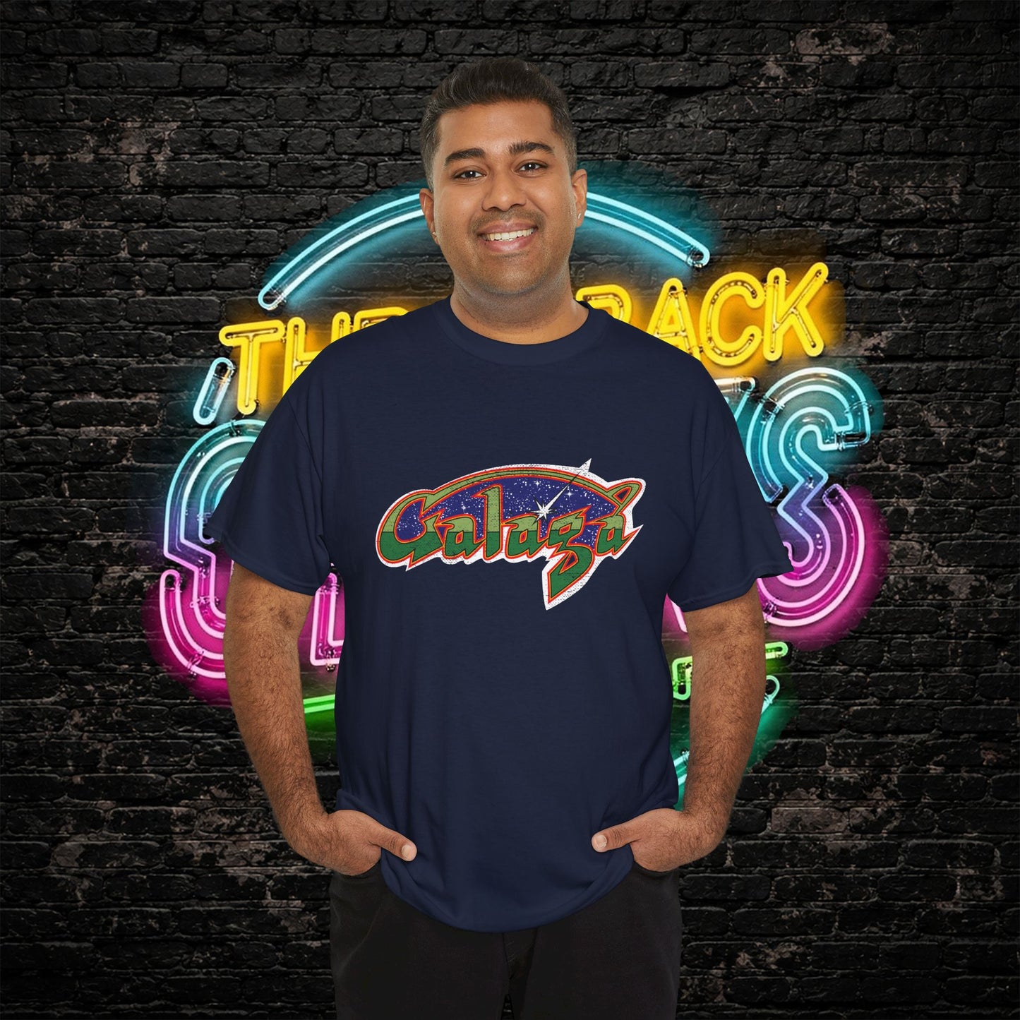 Galaga Game T-Shirt | Retro Arcade Gamer Tee | Classic Space Shooter Shirt