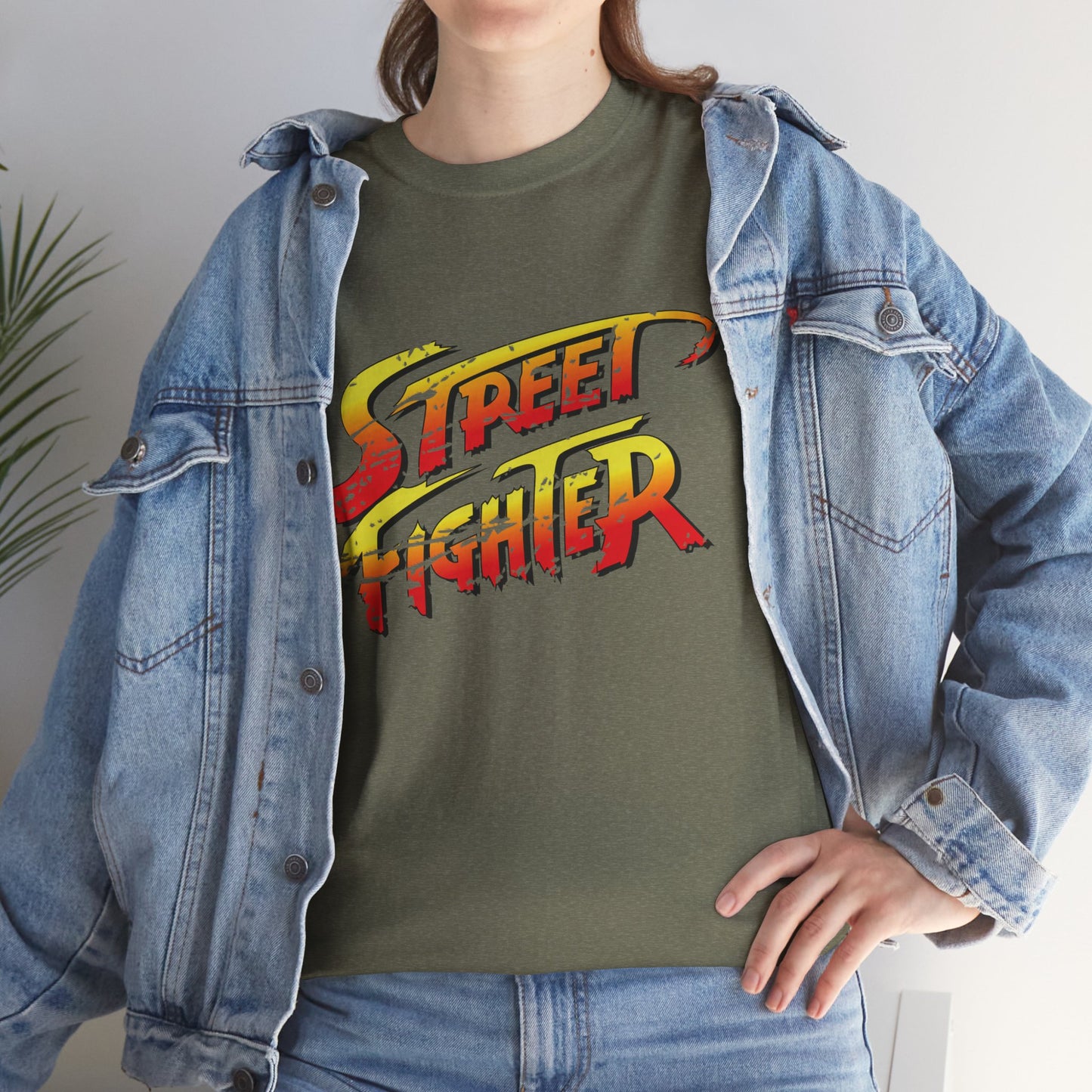Street Fighter Inspired T-Shirt | Retro Arcade Fighter Graphic Tee | 80s 90s Video Game Shirt for Gamers & Fighting Game Fans
