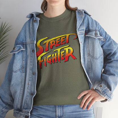 Street Fighter Inspired T-Shirt | Retro Arcade Fighter Graphic Tee | 80s 90s Video Game Shirt for Gamers & Fighting Game Fans