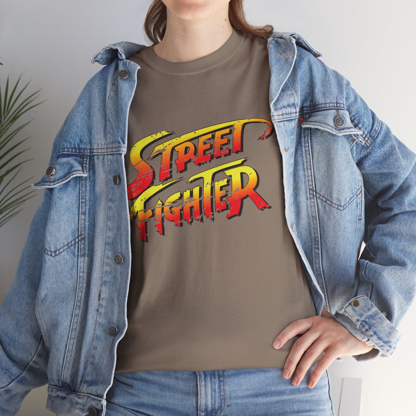 Street Fighter Inspired T-Shirt | Retro Arcade Fighter Graphic Tee | 80s 90s Video Game Shirt for Gamers & Fighting Game Fans