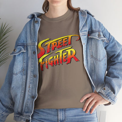 Street Fighter Inspired T-Shirt | Retro Arcade Fighter Graphic Tee | 80s 90s Video Game Shirt for Gamers & Fighting Game Fans