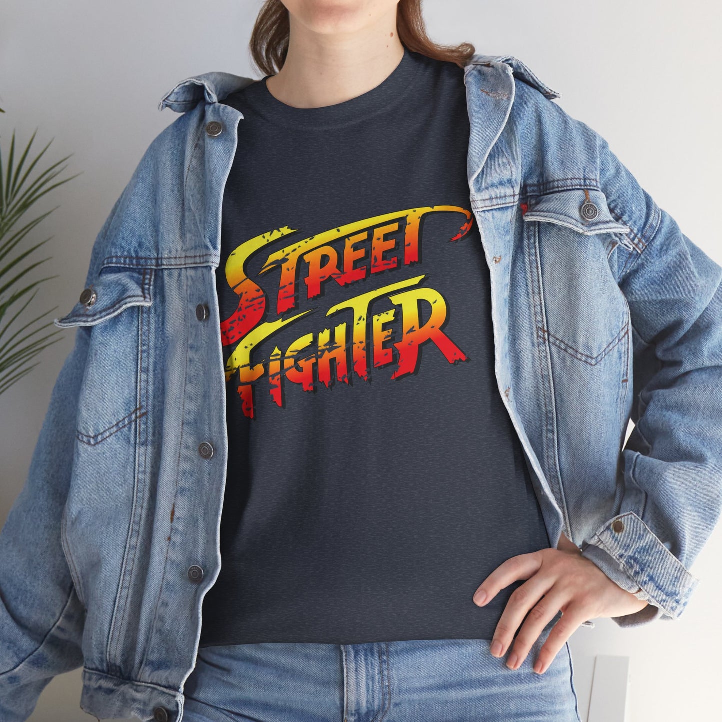 Street Fighter Inspired T-Shirt | Retro Arcade Fighter Graphic Tee | 80s 90s Video Game Shirt for Gamers & Fighting Game Fans