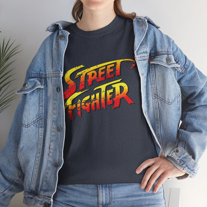 Street Fighter Inspired T-Shirt | Retro Arcade Fighter Graphic Tee | 80s 90s Video Game Shirt for Gamers & Fighting Game Fans