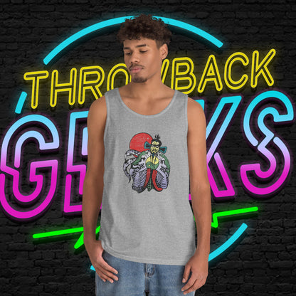 Big Trouble in Little China Tank Top | Pork Chop Express Trucker Graphic | Retro 80s Action Movie Gym & Summer Shirt