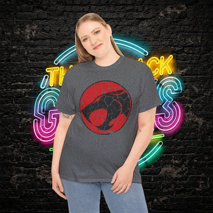 Distressed Vintage ThunderCats T-Shirt | Retro 80s Cartoon Tee | Unisex Heavy Cotton Shirt | Gift for 80s Fans