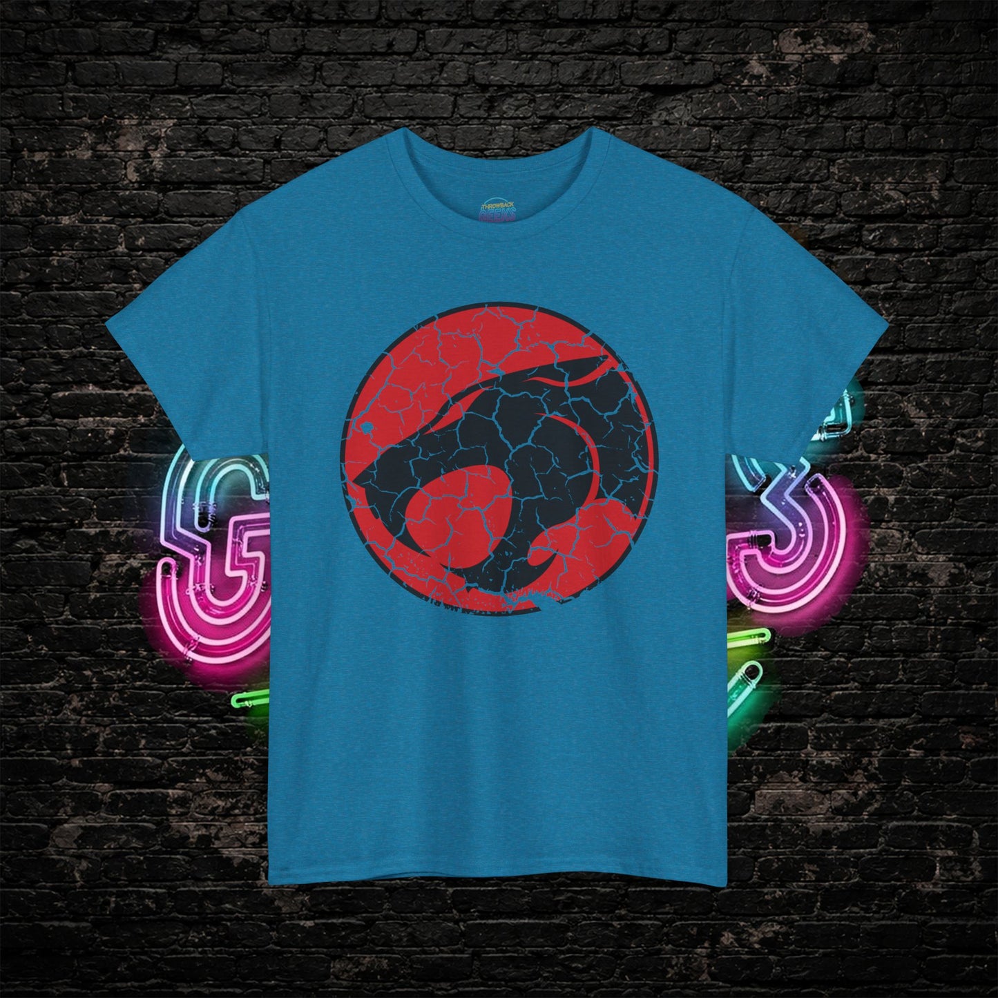 Distressed Vintage ThunderCats T-Shirt | Retro 80s Cartoon Tee | Unisex Heavy Cotton Shirt | Gift for 80s Fans