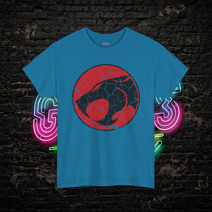 Distressed Vintage ThunderCats T-Shirt | Retro 80s Cartoon Tee | Unisex Heavy Cotton Shirt | Gift for 80s Fans