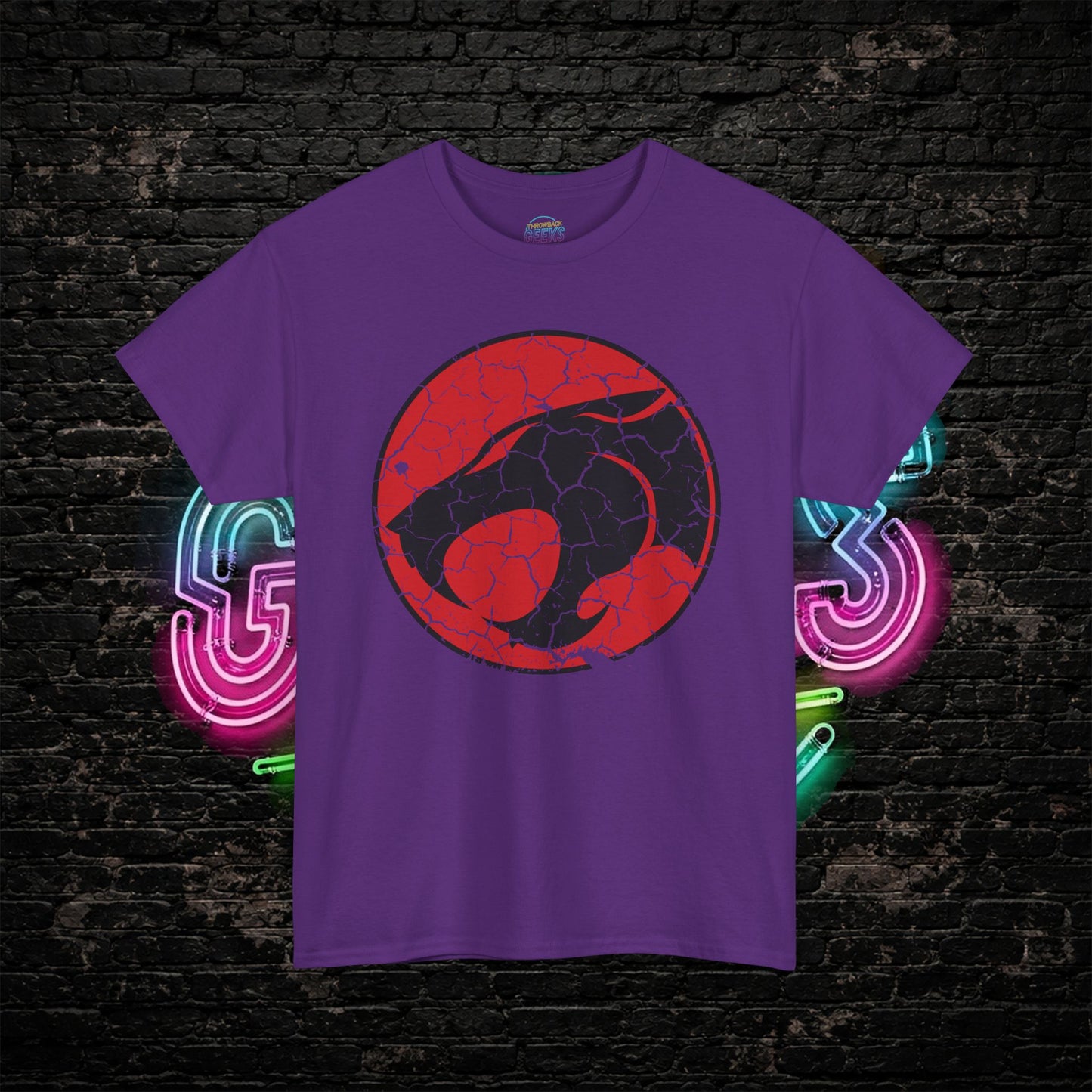 Distressed Vintage ThunderCats T-Shirt | Retro 80s Cartoon Tee | Unisex Heavy Cotton Shirt | Gift for 80s Fans