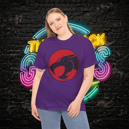 Distressed Vintage ThunderCats T-Shirt | Retro 80s Cartoon Tee | Unisex Heavy Cotton Shirt | Gift for 80s Fans