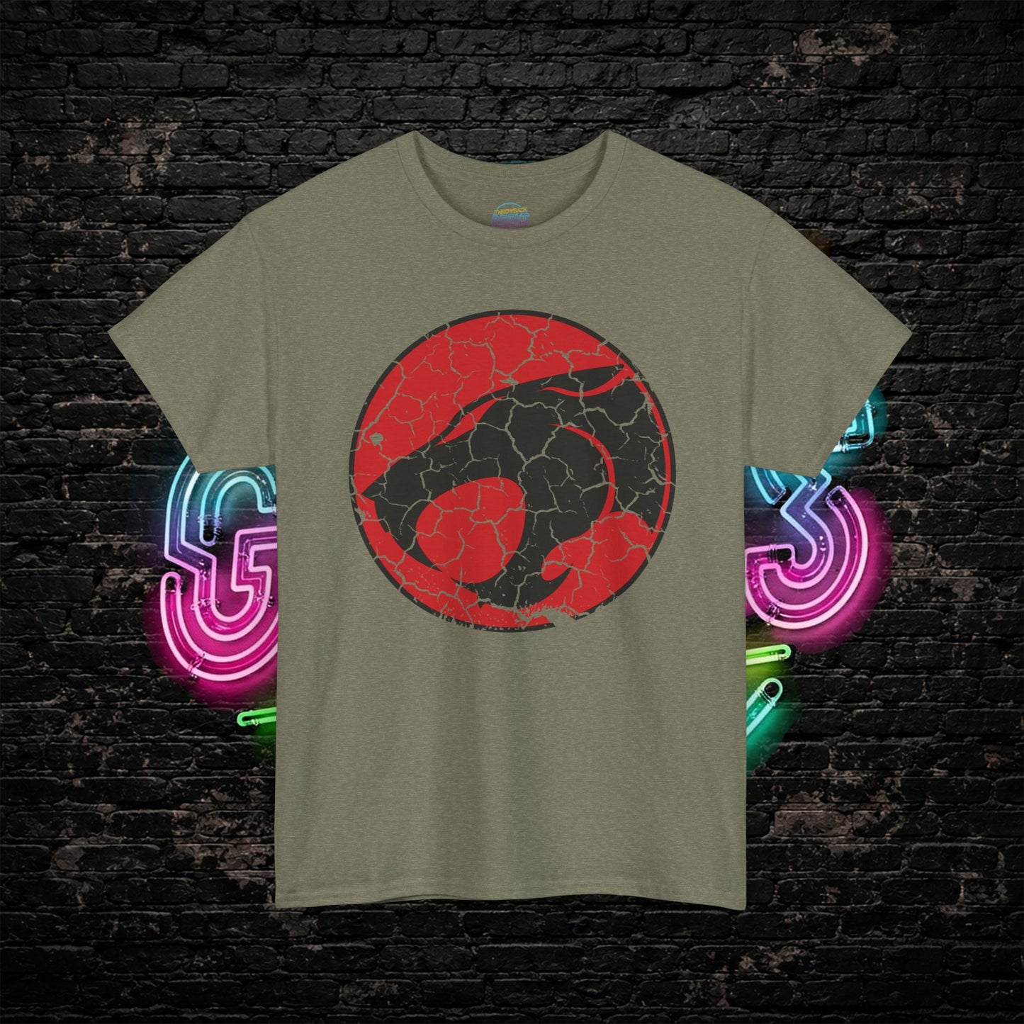 Distressed Vintage ThunderCats T-Shirt | Retro 80s Cartoon Tee | Unisex Heavy Cotton Shirt | Gift for 80s Fans