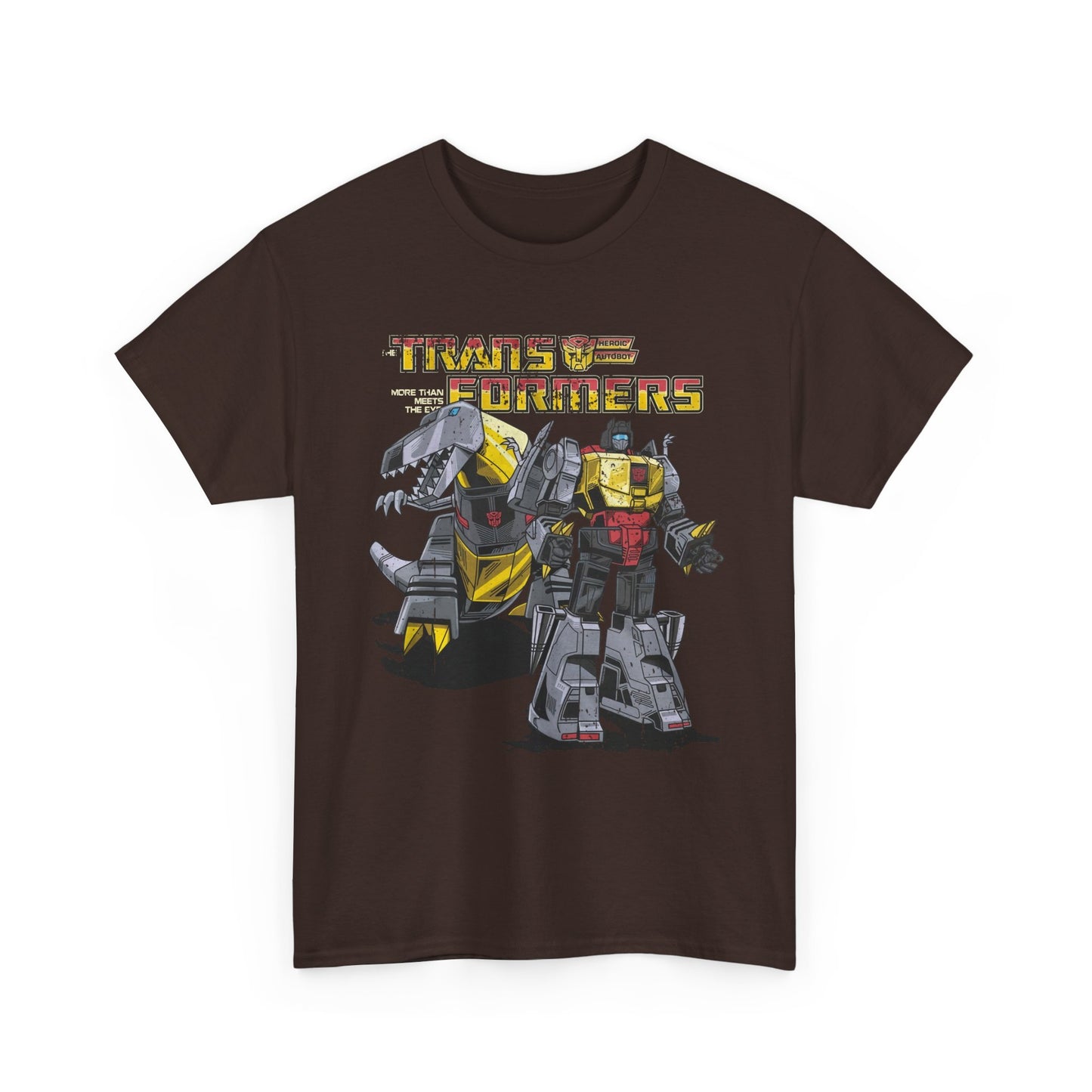 Vintage Transformers Parody T Shirt | Retro Mech Bots Distressed Tee | 80s Cartoon Robot Graphic Shirt