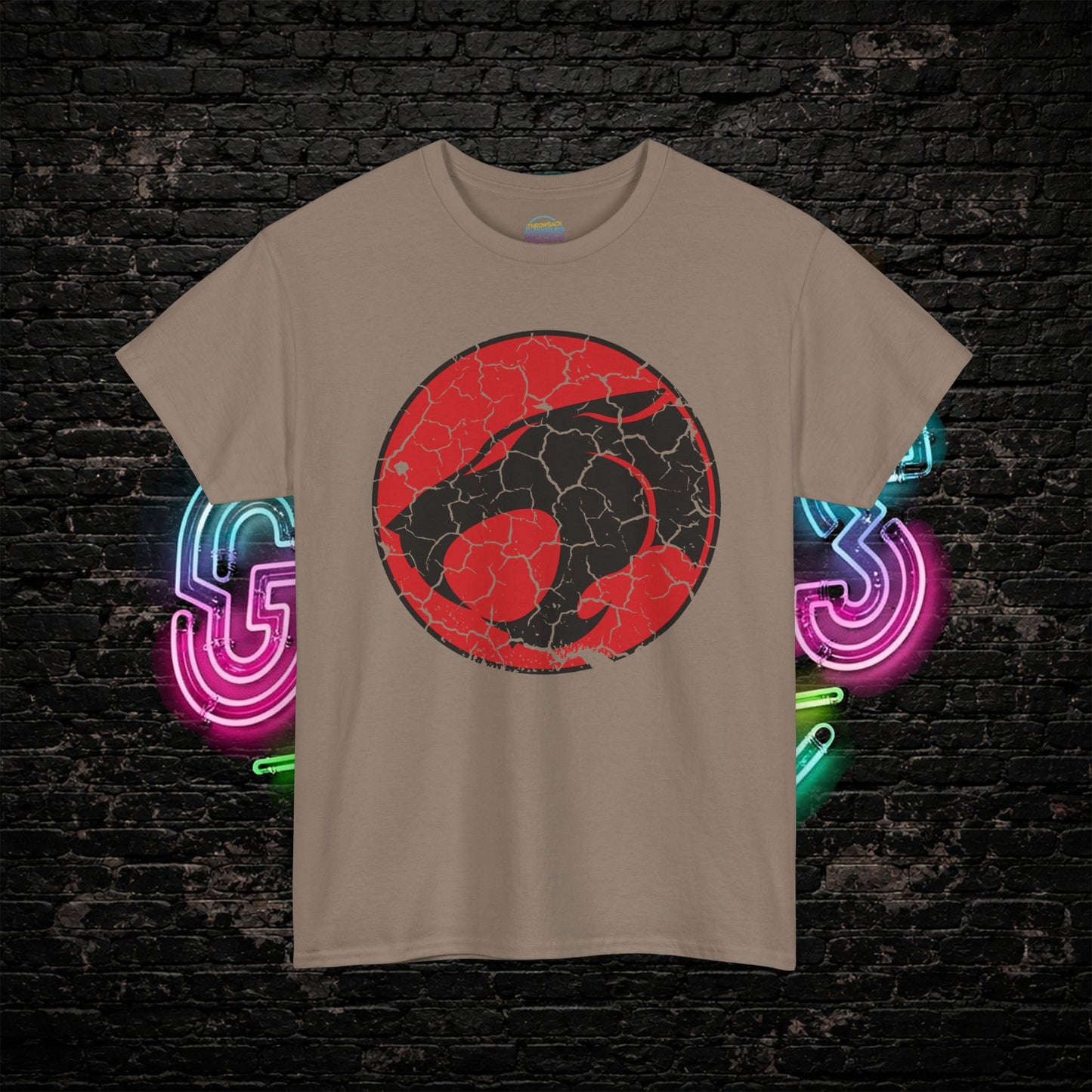 Distressed Vintage ThunderCats T-Shirt | Retro 80s Cartoon Tee | Unisex Heavy Cotton Shirt | Gift for 80s Fans