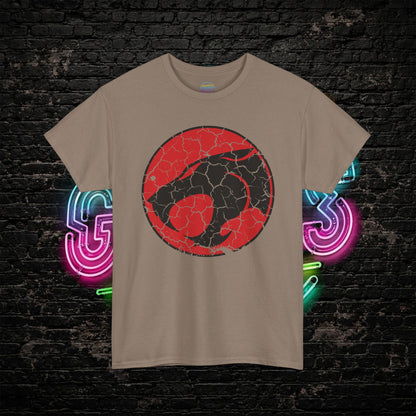 Distressed Vintage ThunderCats T-Shirt | Retro 80s Cartoon Tee | Unisex Heavy Cotton Shirt | Gift for 80s Fans