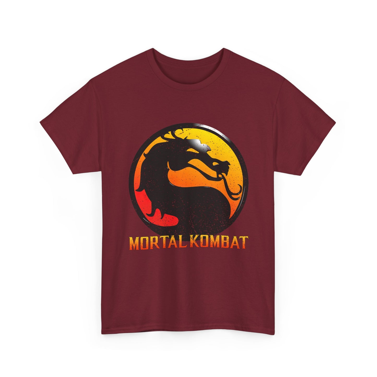 Dragon Emblem Mortal Kombat T Shirt | Retro Arcade Fighter Tee | 90s Video Game Graphic Shirt