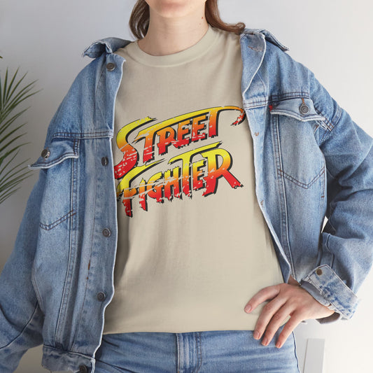 Street Fighter Inspired T-Shirt | Retro Arcade Fighter Graphic Tee | 80s 90s Video Game Shirt for Gamers & Fighting Game Fans