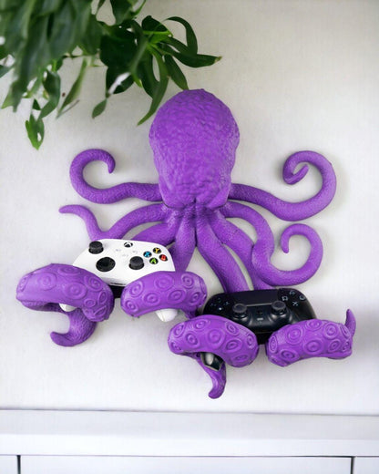 Octopus Headphone & Controller Holder: 3D Printed Gamer Decor