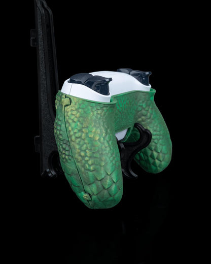 Dragonscale 3D Printed Controller Cover | Customizable Gaming Accessory for Xbox/Playstation Controllers | Godzilla Skin