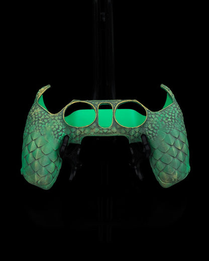 Dragonscale 3D Printed Controller Cover | Customizable Gaming Accessory for Xbox/Playstation Controllers | Godzilla Skin