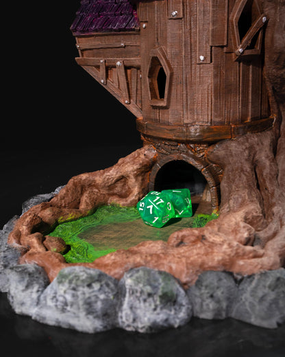 Wizard Dice Tower – Roll for Initiative in Mystical Style!