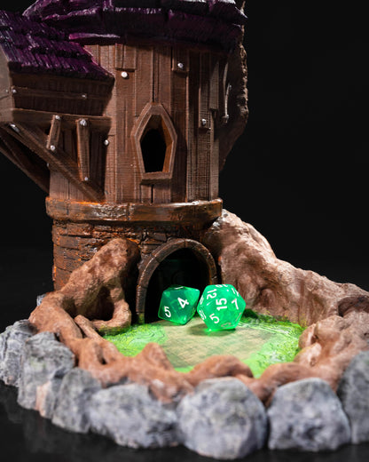 Wizard Dice Tower – Roll for Initiative in Mystical Style!
