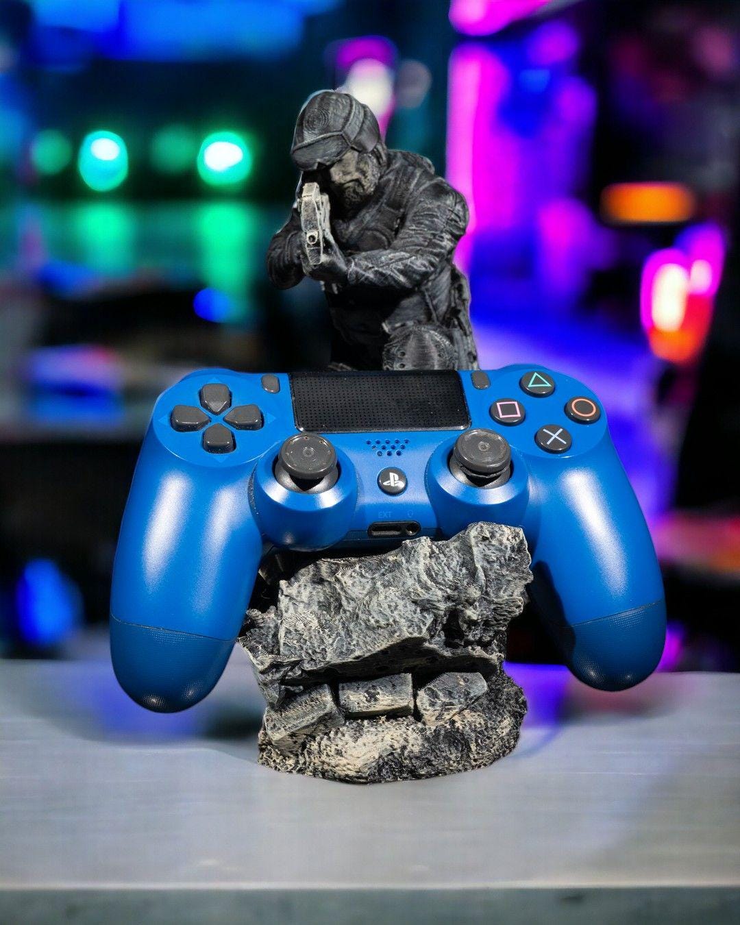 Barricade Controller Stand for Xbox & PS5 – Single or Dual Holder | 3D Printed Gaming Desk Organizer | Perfect Gift for Gamers