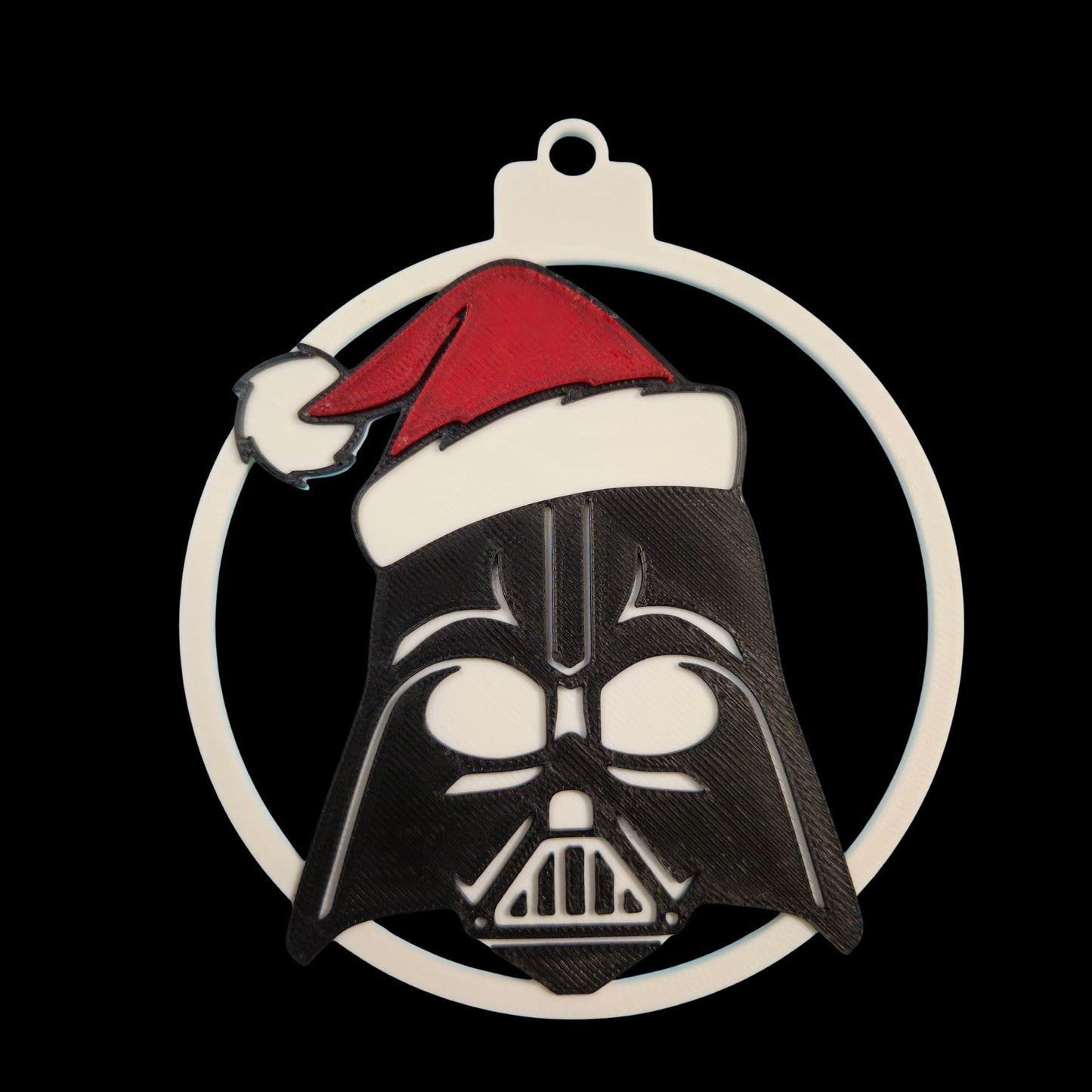 Dark Lord Helmet Christmas Ornament – 2 Styles | Galactic Villain Tree Decor