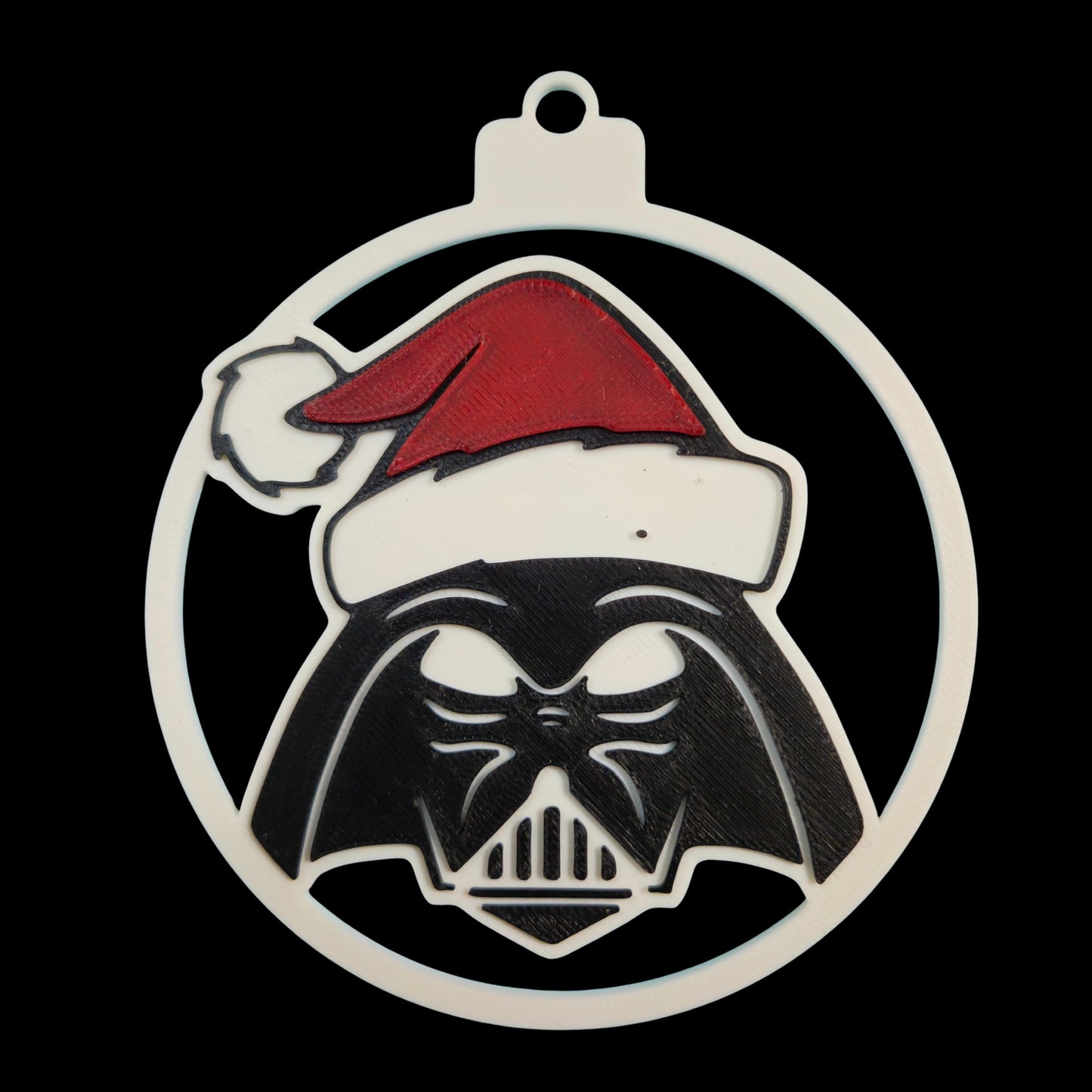 Dark Lord Helmet Christmas Ornament – 2 Styles | Galactic Villain Tree Decor