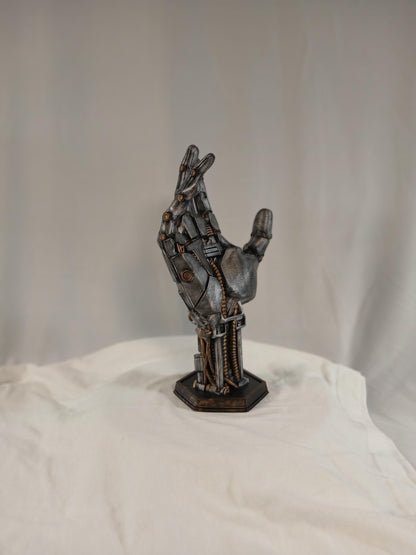 3D Printed Robot Hand Controller Holder: Sci-Fi Gamer Desk Display
