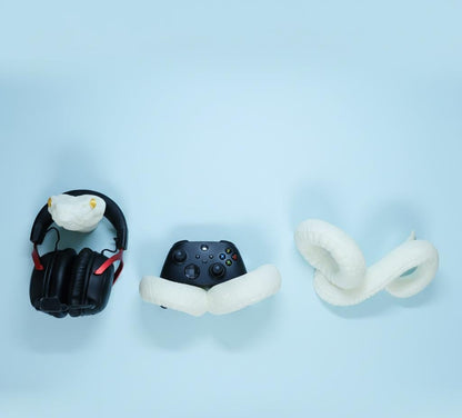 Silent Slither Anaconda Wall Controller & Headset Holder | Snake Gaming Wall Mount