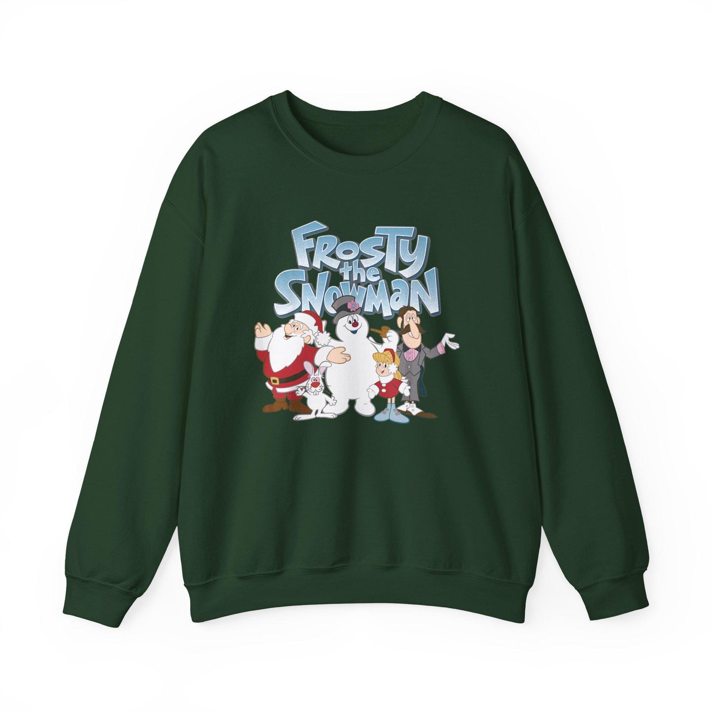 Frosty the Snowman Crewneck Sweatshirt | Holiday Cartoon Snowman Characters