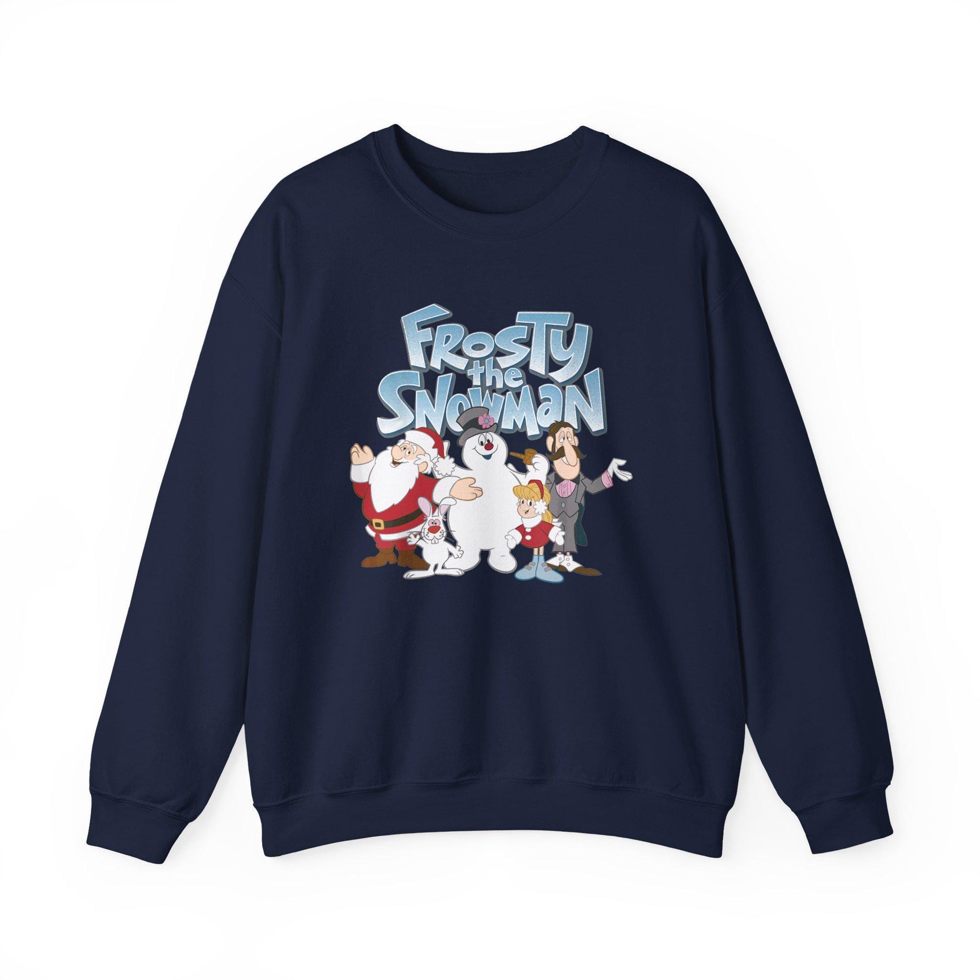 Frosty the Snowman Crewneck Sweatshirt | Holiday Cartoon Snowman Characters