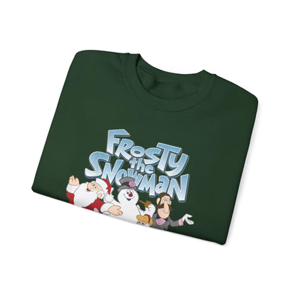 Frosty the Snowman Crewneck Sweatshirt | Holiday Cartoon Snowman Characters