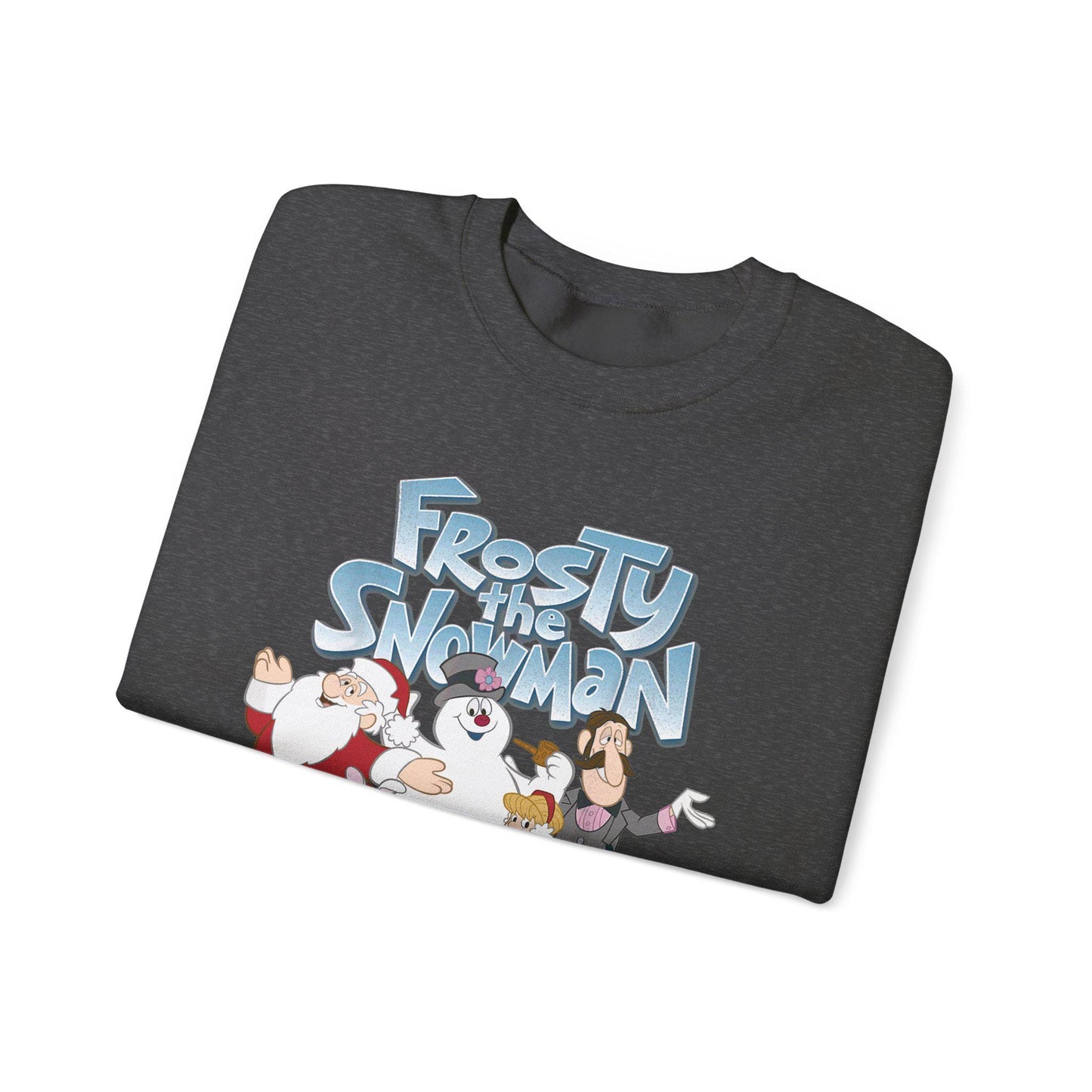 Frosty the Snowman Crewneck Sweatshirt | Holiday Cartoon Snowman Characters