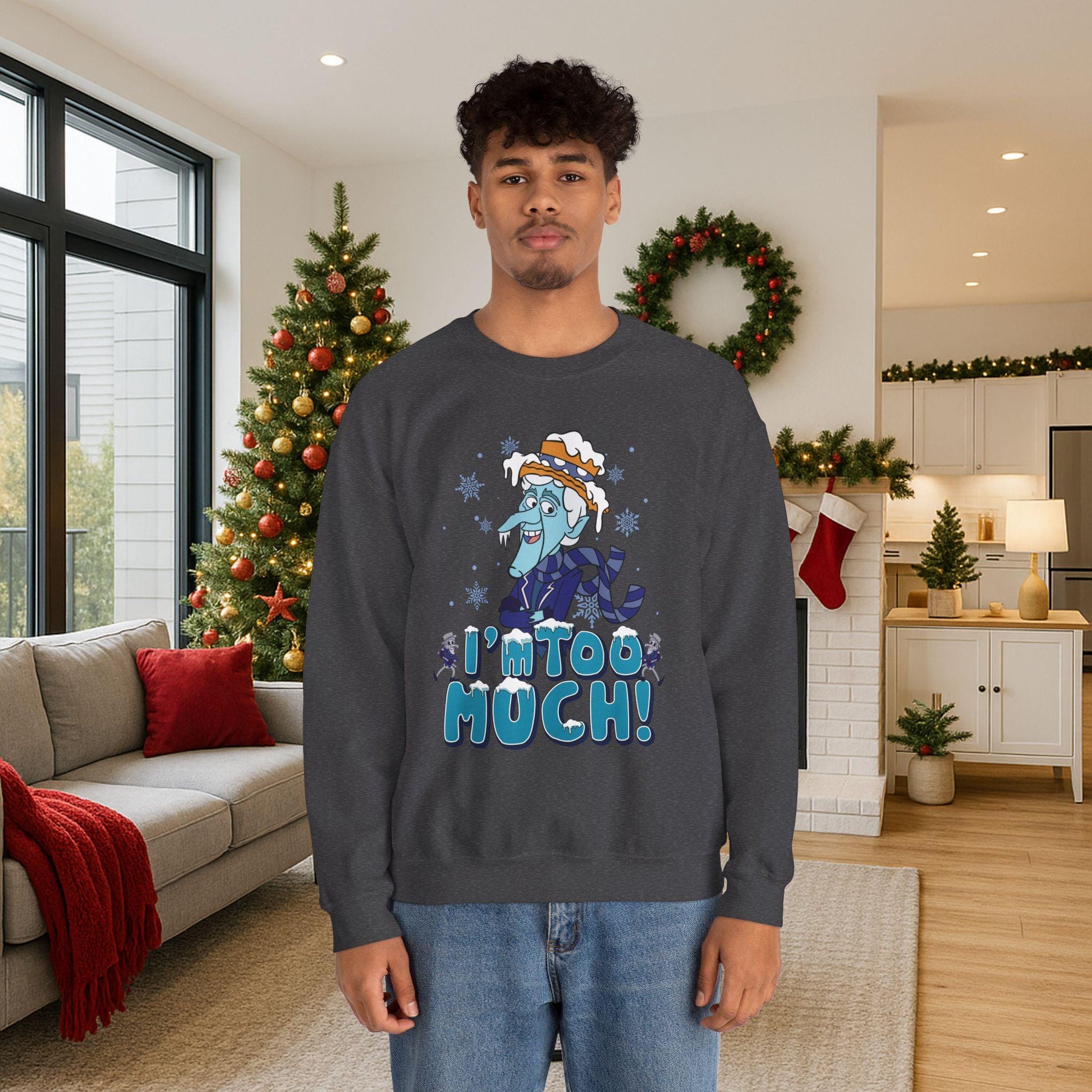 Snow Miser Sweatshirt | Retro Christmas Movie Fan Art