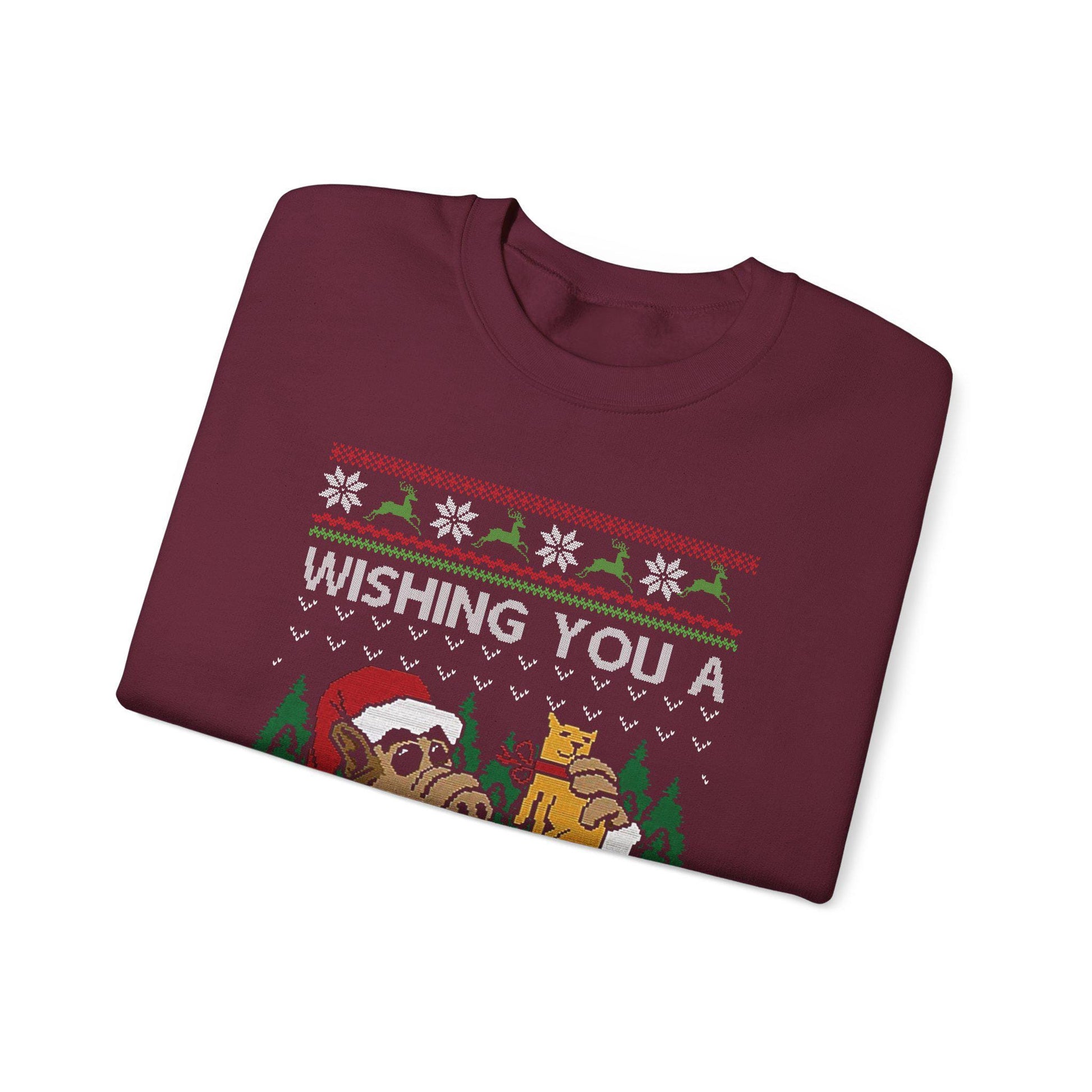 ALF Meowy Catmas Ugly Christmas Sweatshirt | 80s Sitcom Sweater