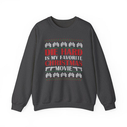 Die Hard Christmas Movie Sweatshirt | Funny Ugly Sweater Crewneck