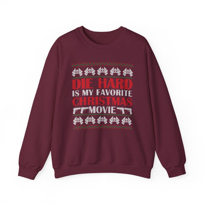Die Hard Christmas Movie Sweatshirt | Funny Ugly Sweater Crewneck