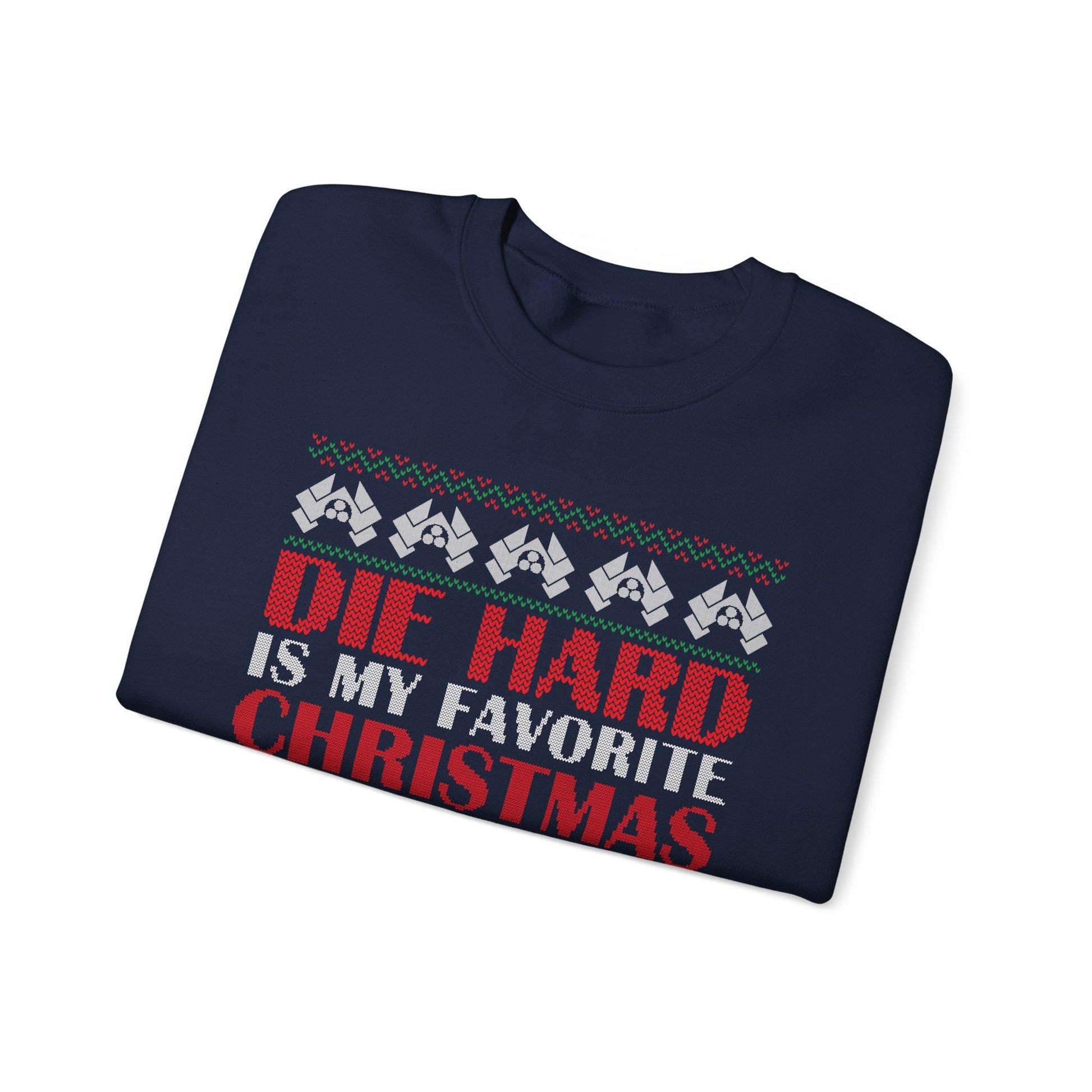 Die Hard Christmas Movie Sweatshirt | Funny Ugly Sweater Crewneck