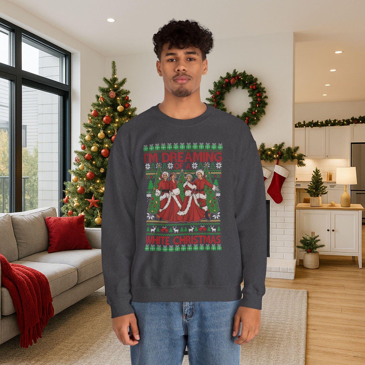 White Christmas Movie Sweatshirt | Vintage Holiday Musical Crewneck