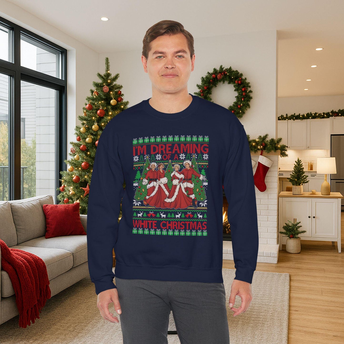 White Christmas Movie Sweatshirt | Vintage Holiday Musical Crewneck
