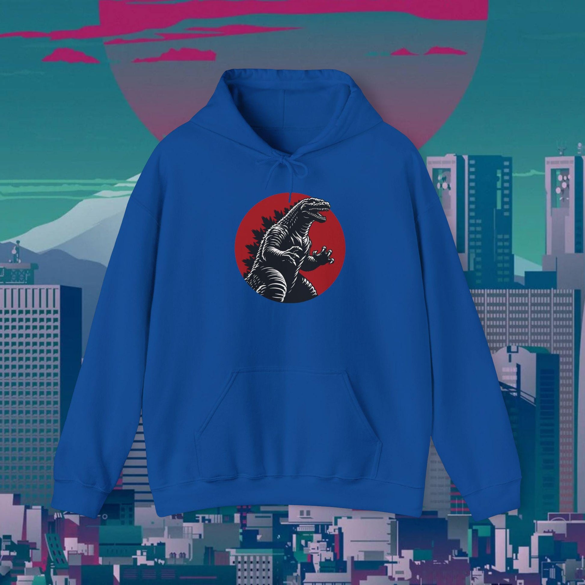 Kaiju Godzilla Hoodie | Japanese Monster Graphic Unisex Hoodie