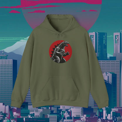 Kaiju Godzilla Hoodie | Japanese Monster Graphic Unisex Hoodie
