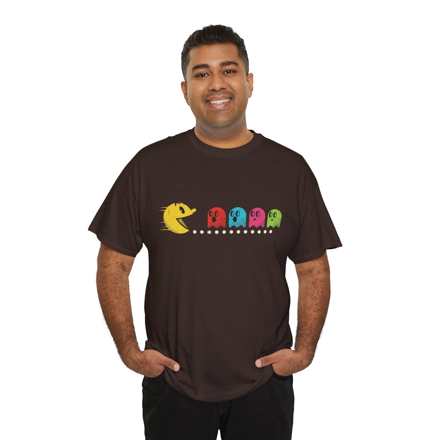 Retro Pac-Man Ghost T-Shirt | Classic Arcade Gamer Tee